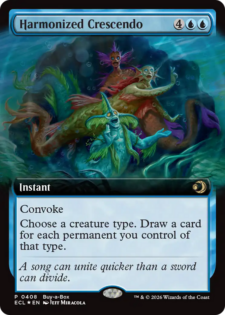 Harmonized Crescendo (Extended Art) (Buy-A-Box) [Lorwyn Eclipsed] | Spectrum Games