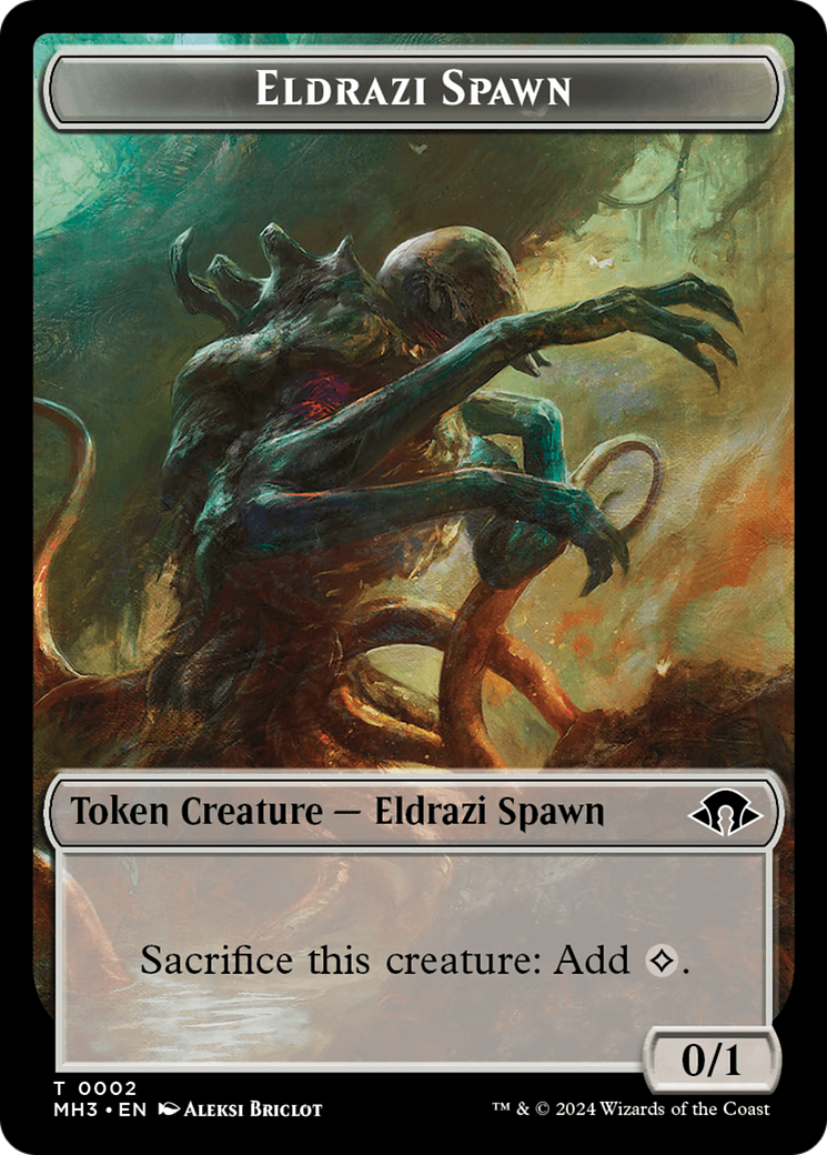 Eldrazi Spawn // Spirit (0028) Double-Sided Token [Modern Horizons 3 Tokens] | Spectrum Games