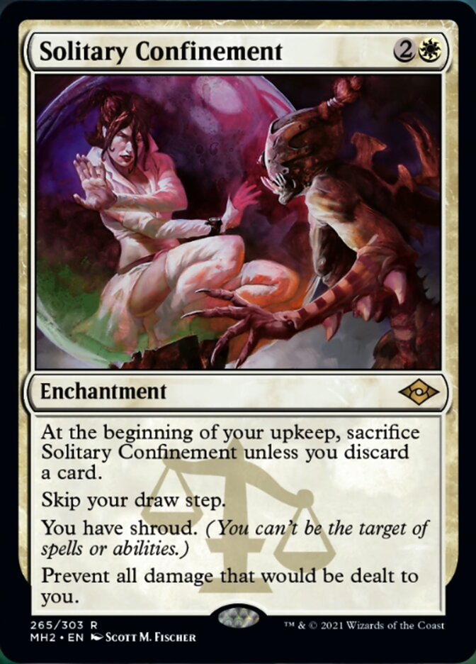 Solitary Confinement (Foil Etched) [Modern Horizons 2] | Spectrum Games