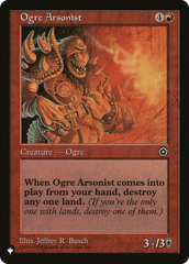 Ogre Arsonist [The List Reprints] | Spectrum Games