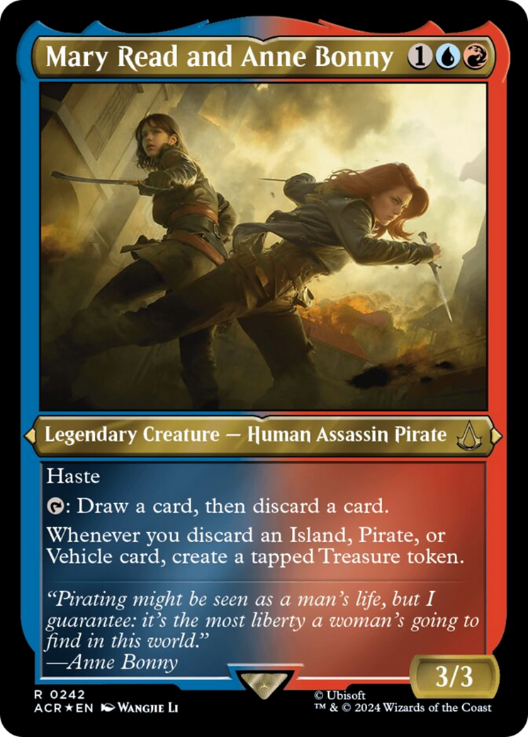 Mary Read and Anne Bonny (Foil Etched) [Assassin's Creed] | Spectrum Games