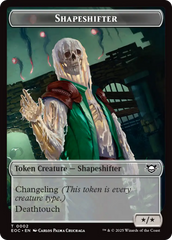 Shapeshifter // Golem (0013) Double-Sided Token [Edge of Eternities Commander Tokens] | Spectrum Games