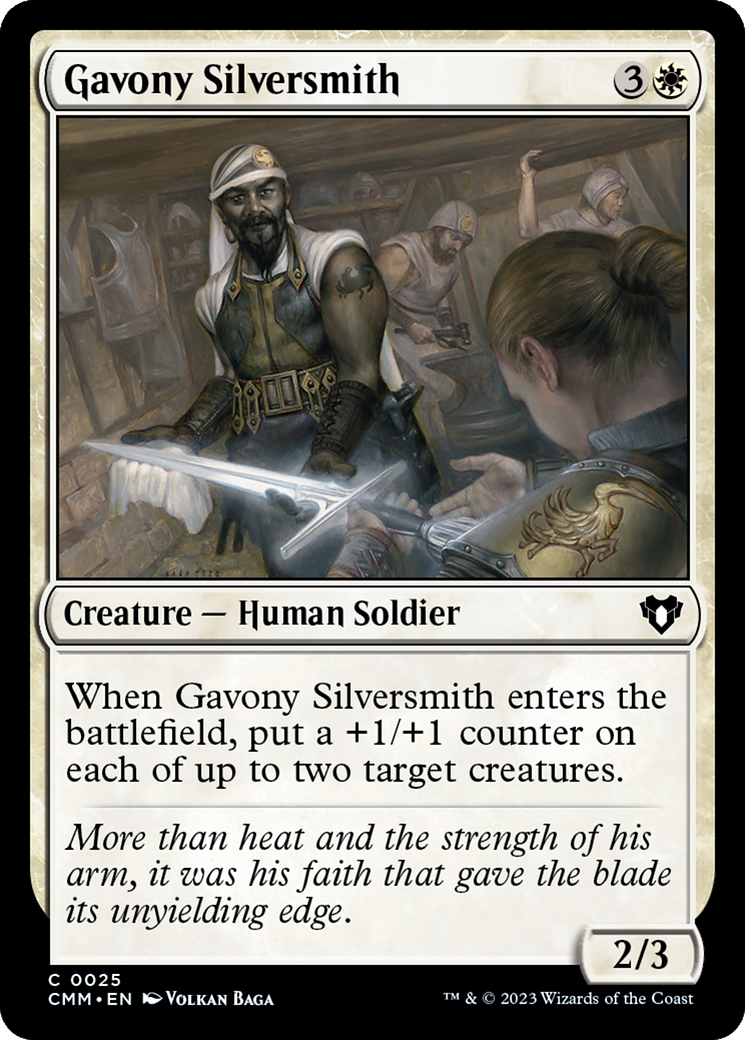 Gavony Silversmith [Commander Masters] | Spectrum Games