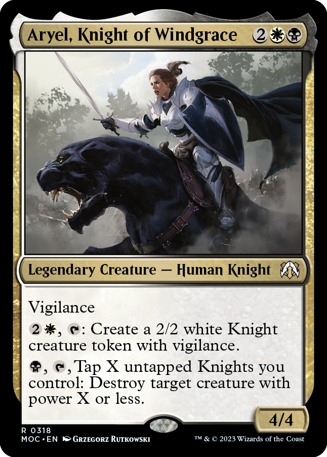 Aryel, Knight of Windgrace [March of the Machine Commander] | Spectrum Games