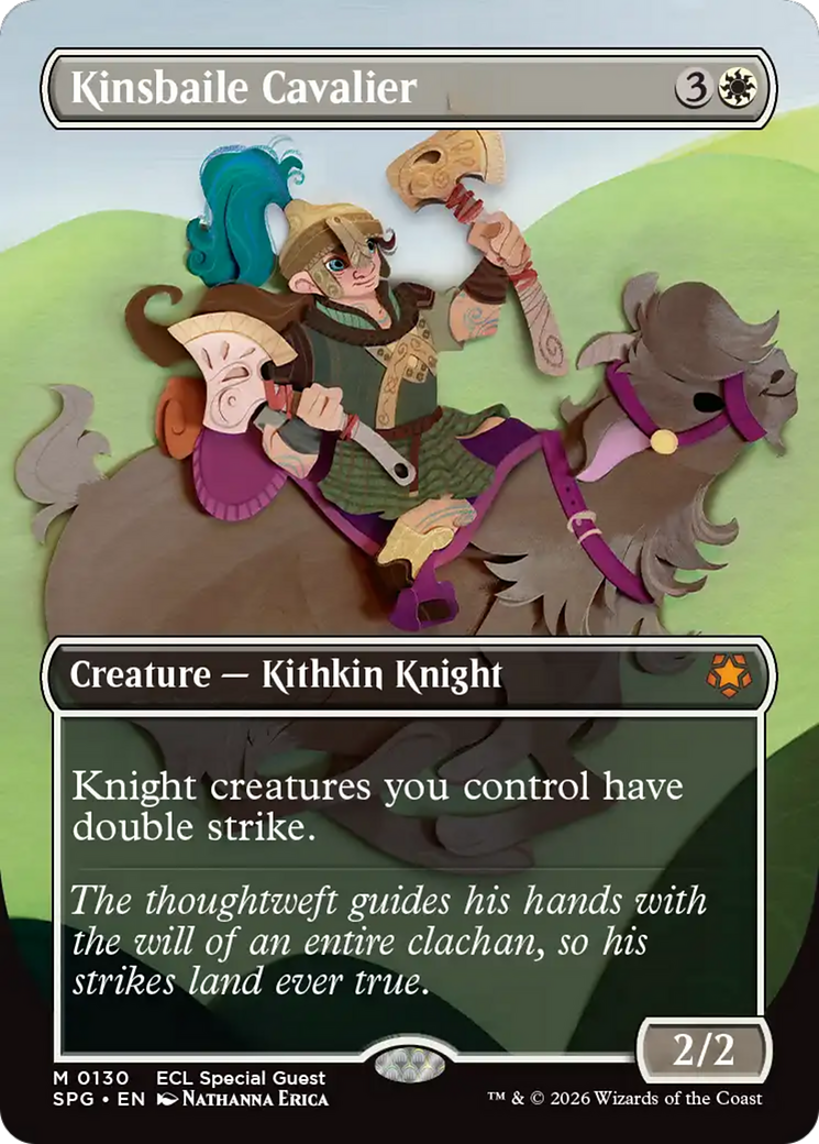 Kinsbaile Cavalier (Borderless) [Lorwyn Eclipsed Special Guests] | Spectrum Games