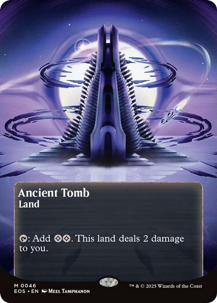 Ancient Tomb (0046) (Borderless) [Edge of Eternities: Stellar Sights] | Spectrum Games