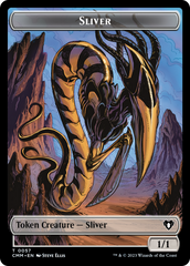 Sliver Army // Sliver Double-Sided Token [Commander Masters Tokens] | Spectrum Games