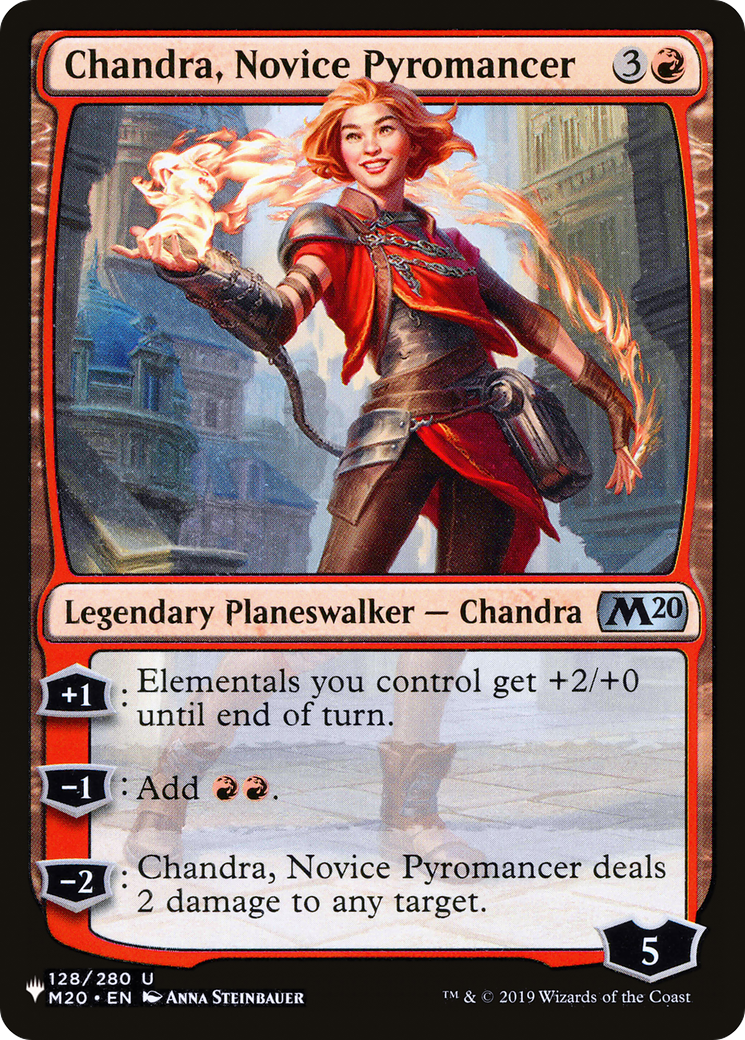 Chandra, Novice Pyromancer [The List Reprints] | Spectrum Games