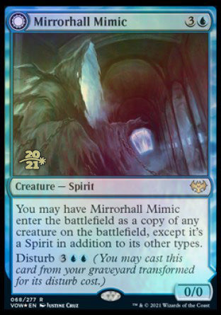 Mirrorhall Mimic // Ghastly Mimicry [Innistrad: Crimson Vow Prerelease Promos] | Spectrum Games