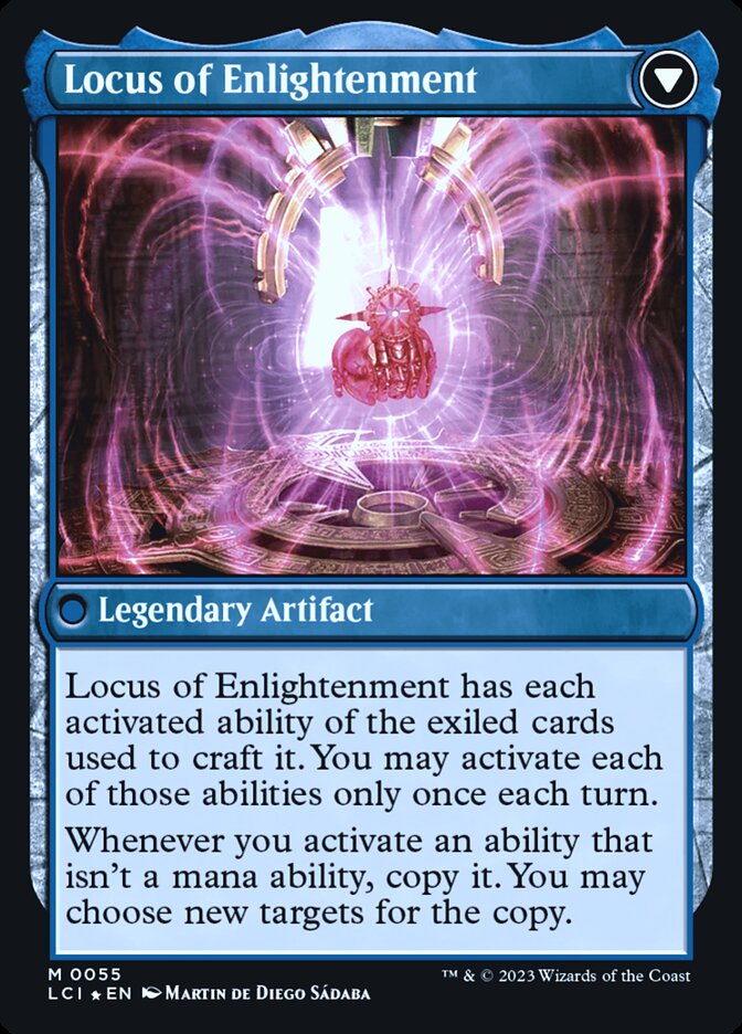 The Enigma Jewel // Locus of Enlightenment [The Lost Caverns of Ixalan Prerelease Cards] | Spectrum Games