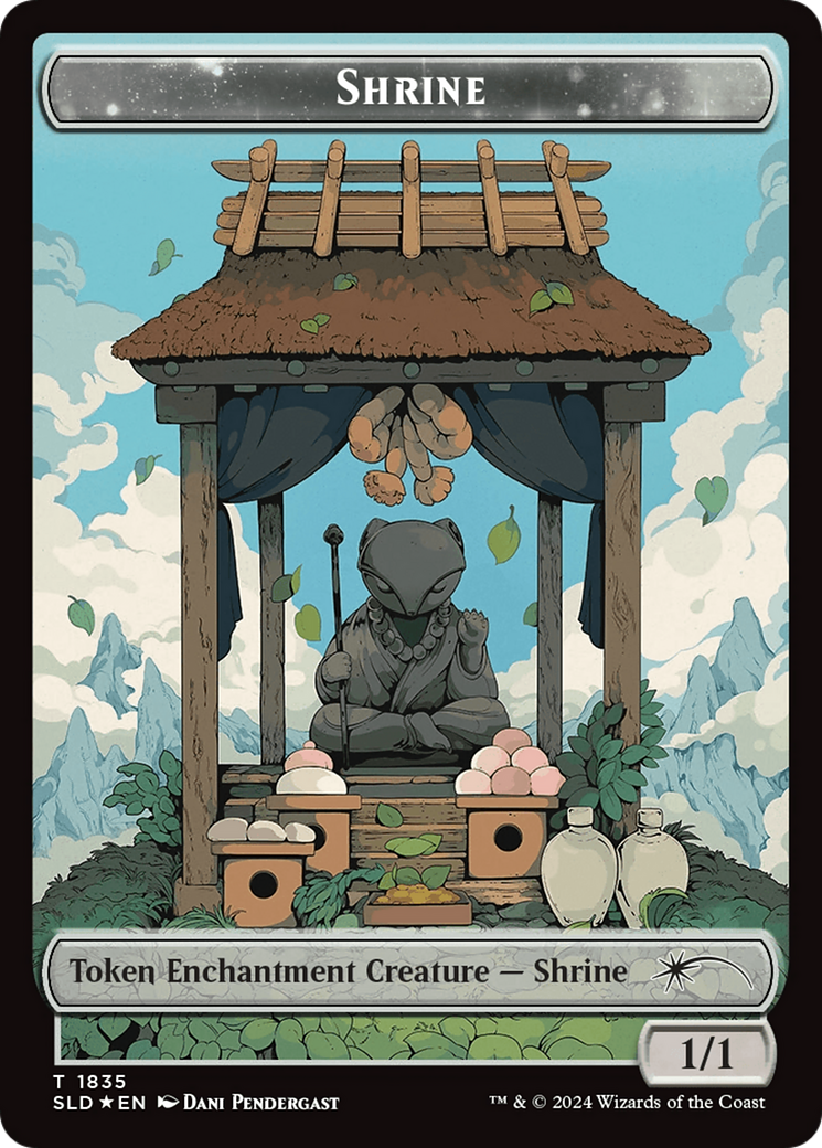 Shrine Token (Rainbow Foil) [Secret Lair: From Cute to Brute Tokens] | Spectrum Games