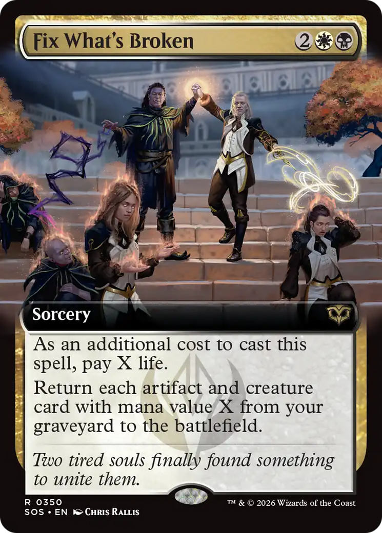Fix What's Broken (Extended Art) [Secrets of Strixhaven] | Spectrum Games