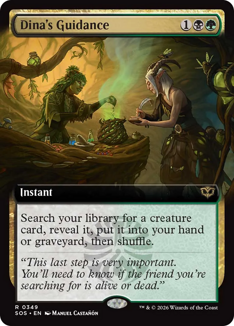 Dina's Guidance (Extended Art) [Secrets of Strixhaven] | Spectrum Games