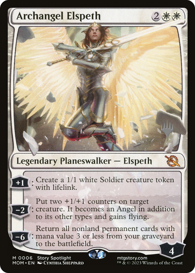 Archangel Elspeth (Promo Pack) [March of the Machine Promos] | Spectrum Games