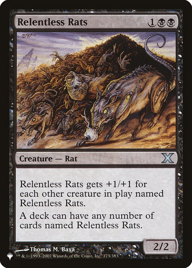 Relentless Rats [The List] | Spectrum Games