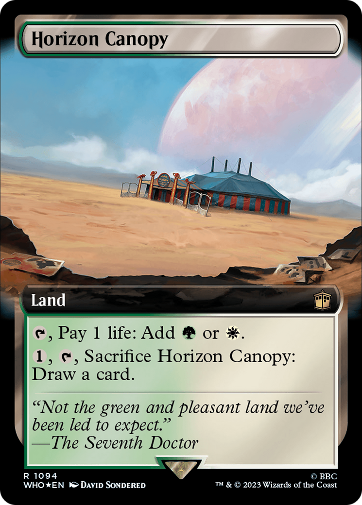 Horizon Canopy (Extended Art) (Surge Foil) [Doctor Who] | Spectrum Games