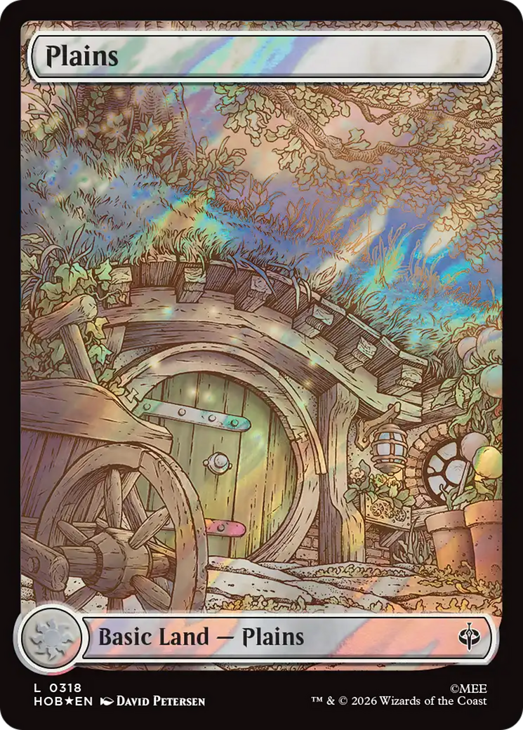 Plains (0318) (Surge Foil) [The Hobbit] | Spectrum Games