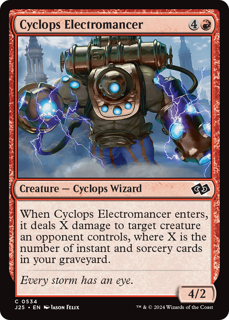 Cyclops Electromancer [Foundations Jumpstart] | Spectrum Games