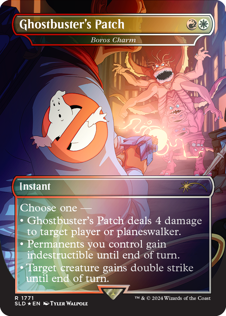 Ghostbuster's Patch - Boros Charm (Rainbow Foil) [Secret Lair Drop Series] | Spectrum Games