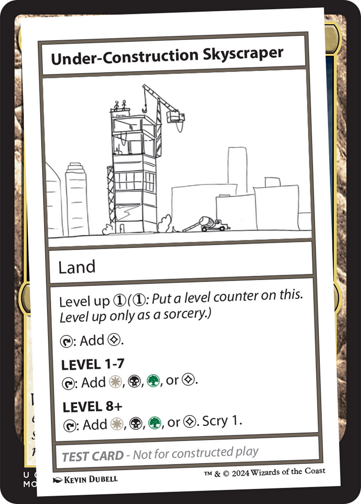 Under-Construction Skyscraper [Mystery Booster 2 Playtest Cards] | Spectrum Games