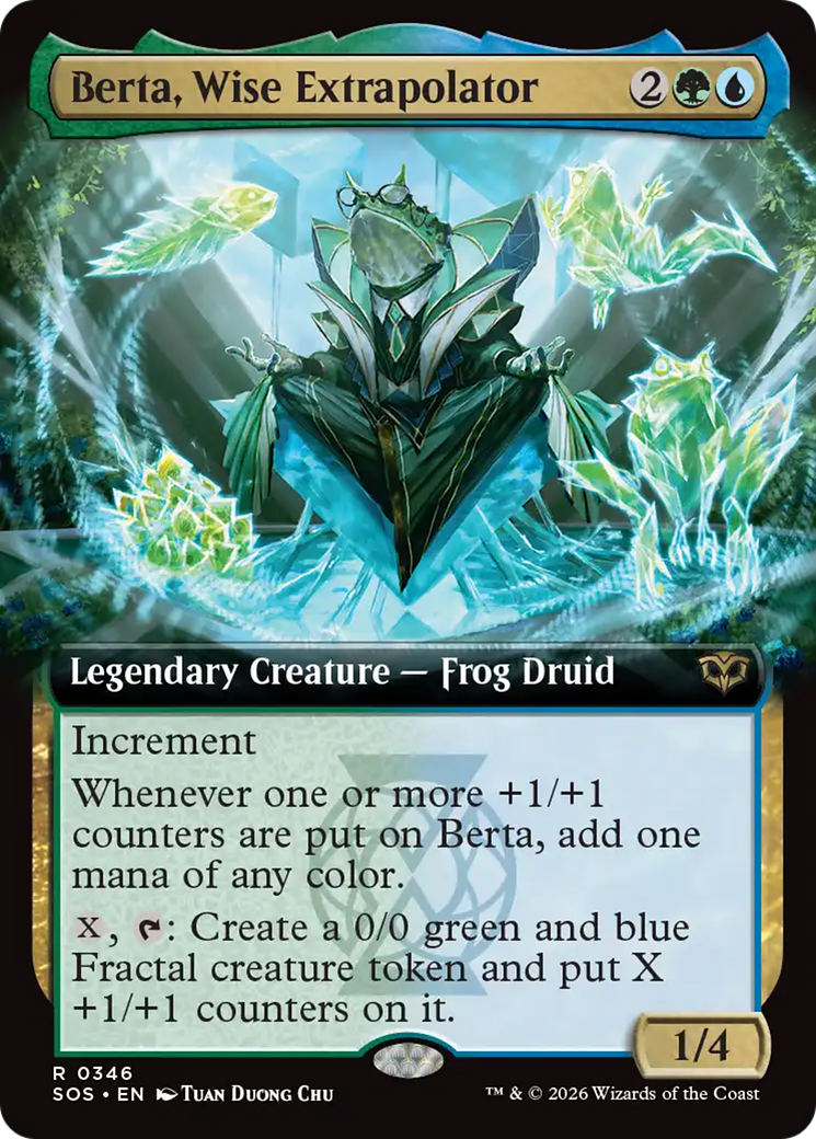 Berta, Wise Extrapolator (Extended Art) [Secrets of Strixhaven] | Spectrum Games