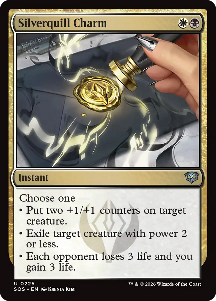 Silverquill Charm [Secrets of Strixhaven] | Spectrum Games