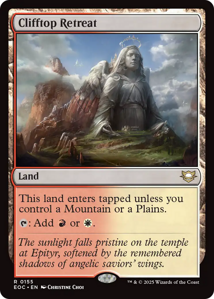 Clifftop Retreat [Edge of Eternities Commander] | Spectrum Games