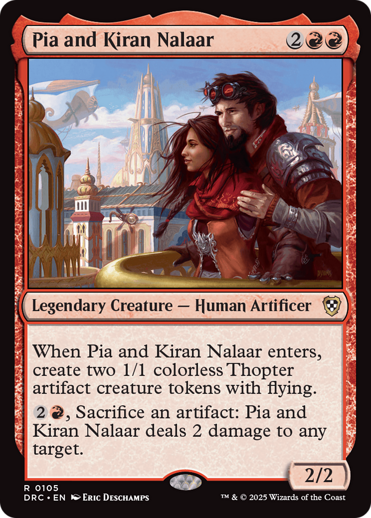 Pia and Kiran Nalaar [Aetherdrift Commander] | Spectrum Games