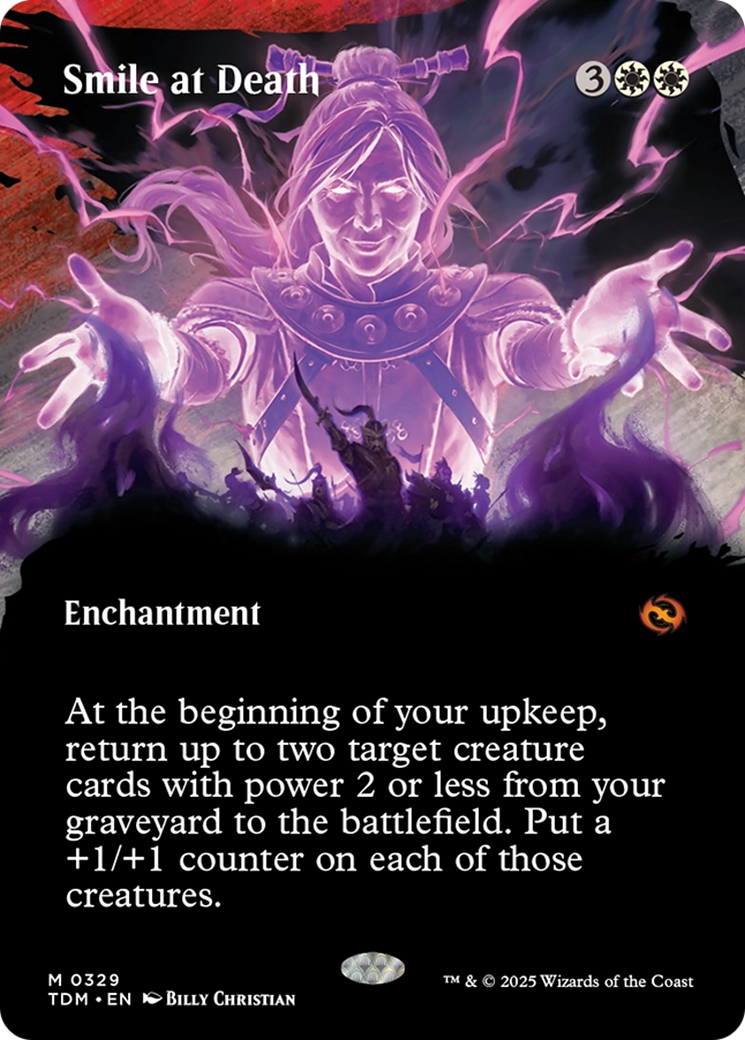 Smile at Death (Borderless) [Tarkir: Dragonstorm] | Spectrum Games