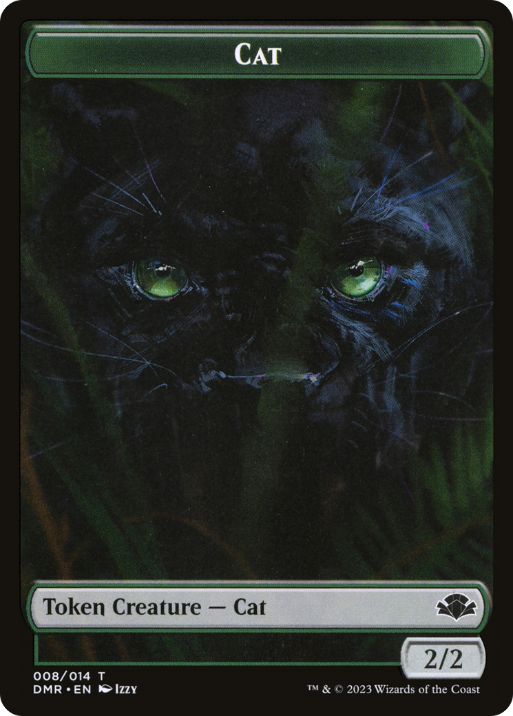 Cat Token (008) [Dominaria Remastered Tokens] | Spectrum Games