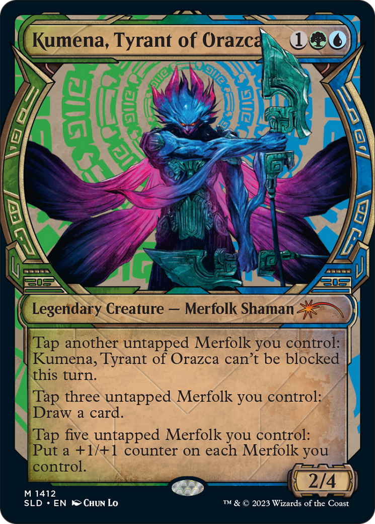 Kumena, Tyrant of Orazca (Rainbow Foil) [Secret Lair Drop Series] | Spectrum Games