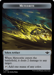 Meteorite // Plot Double-Sided Token [Outlaws of Thunder Junction Tokens] | Spectrum Games