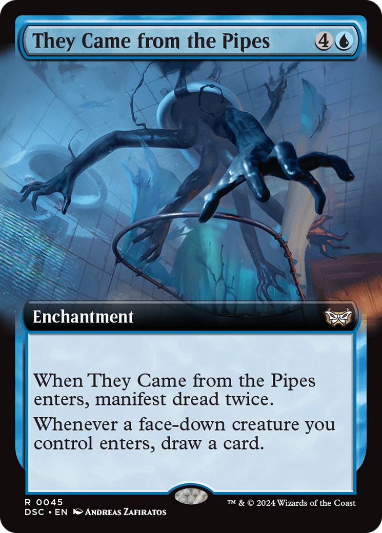They Came from the Pipes (Extended Art) [Duskmourn: House of Horror Commander] | Spectrum Games