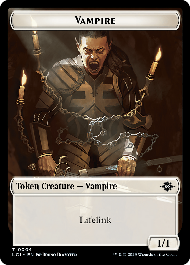 Vampire // Skeleton Pirate Double-Sided Token [The Lost Caverns of Ixalan Tokens] | Spectrum Games