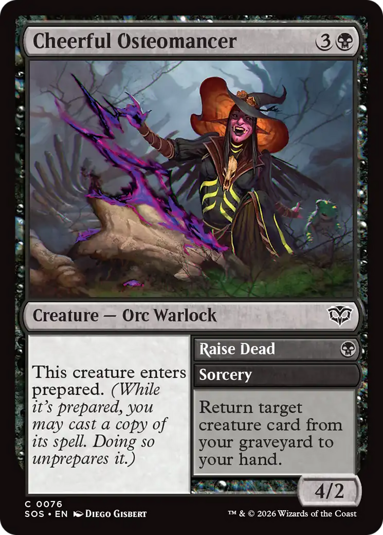 Cheerful Osteomancer [Secrets of Strixhaven] | Spectrum Games