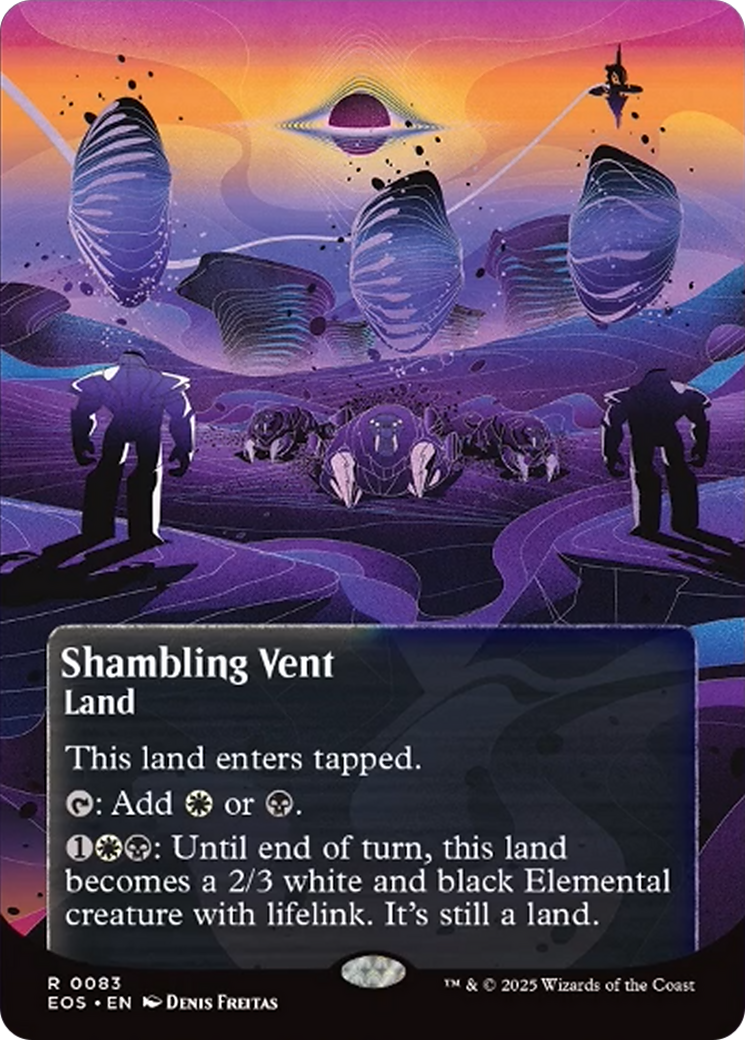 Shambling Vent (0083) (Borderless) [Edge of Eternities: Stellar Sights] | Spectrum Games