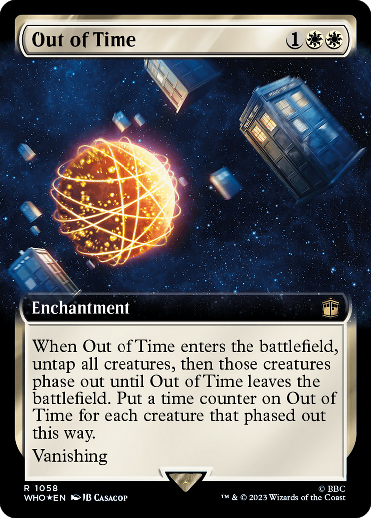 Out of Time (Extended Art) (Surge Foil) [Doctor Who] | Spectrum Games