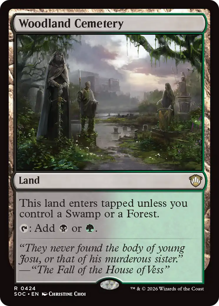 Woodland Cemetery [Secrets of Strixhaven Commander] | Spectrum Games