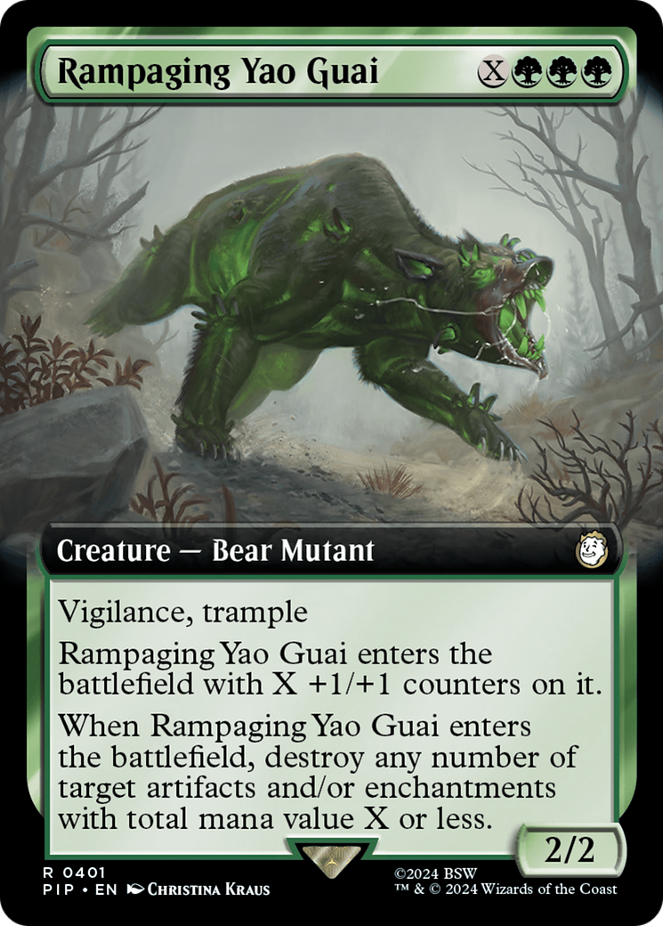 Rampaging Yao Guai (Extended Art) [Fallout] | Spectrum Games