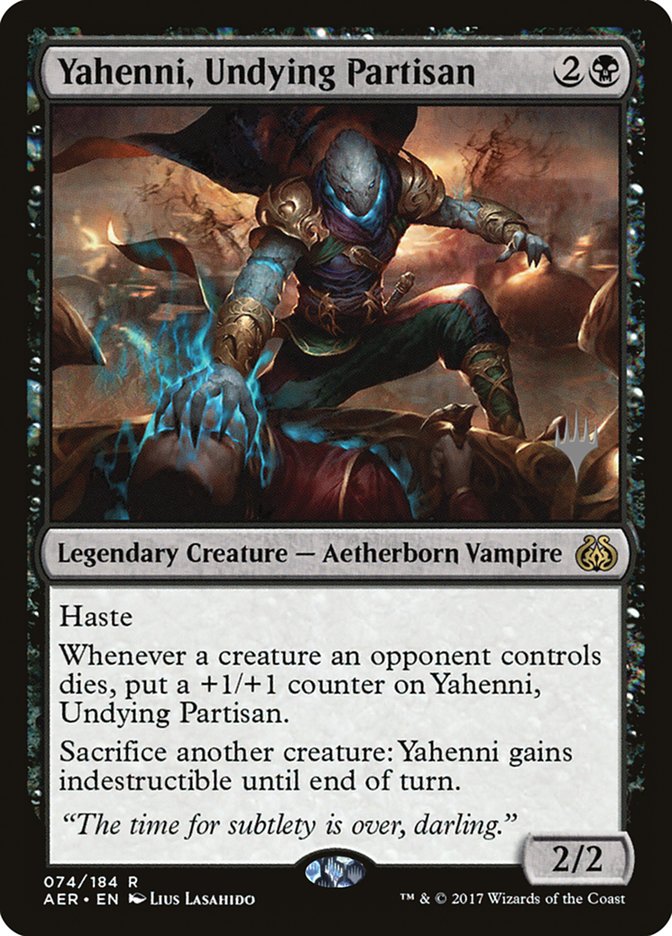 Yahenni, Undying Partisan (Promo Pack) [Aether Revolt Promos] | Spectrum Games