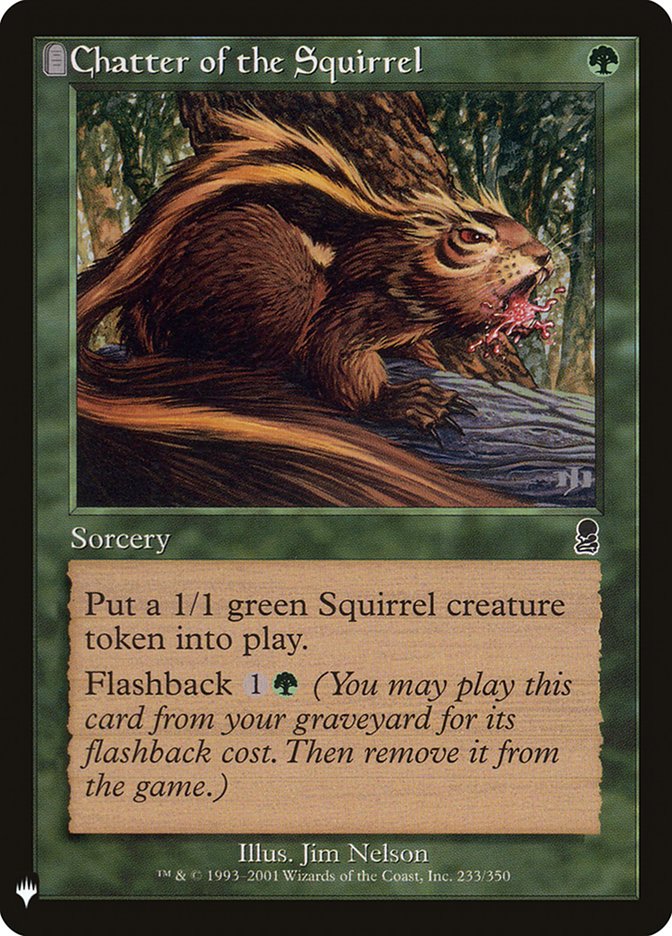 Chatter of the Squirrel [Mystery Booster] | Spectrum Games