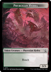 Elemental (9) // Phyrexian Hydra (11) Double-Sided Token [March of the Machine Tokens] | Spectrum Games