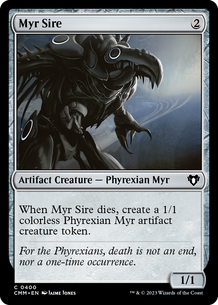 Myr Sire [Commander Masters] | Spectrum Games