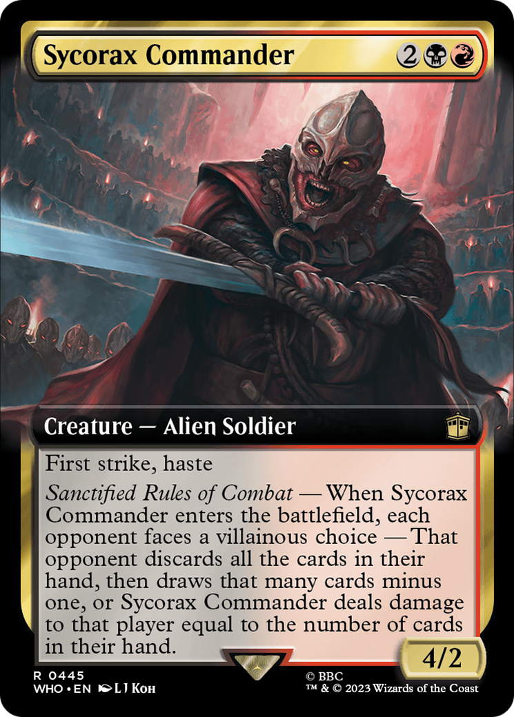 Sycorax Commander (Extended Art) [Doctor Who] | Spectrum Games