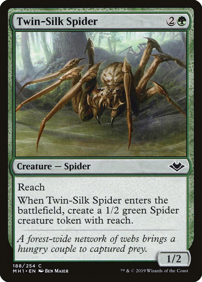 Twin-Silk Spider [Modern Horizons] | Spectrum Games
