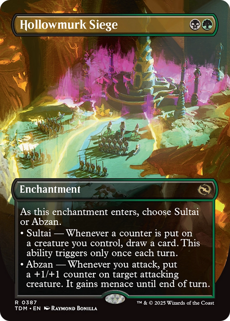 Hollowmurk Siege (Borderless) [Tarkir: Dragonstorm] | Spectrum Games