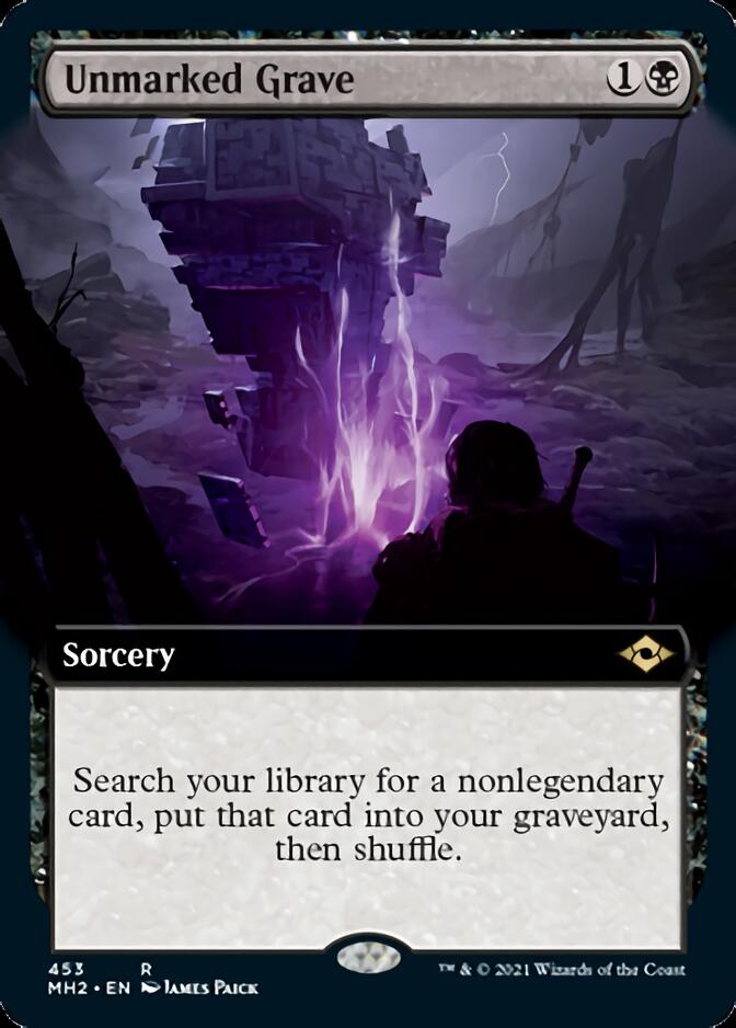 Unmarked Grave (Extended Art) [Modern Horizons 2] | Spectrum Games