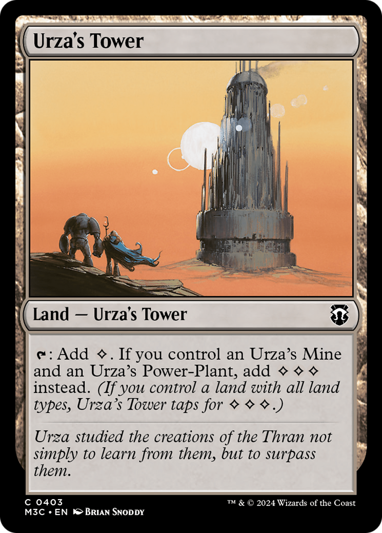 Urza's Tower (Ripple Foil) [Modern Horizons 3 Commander] | Spectrum Games