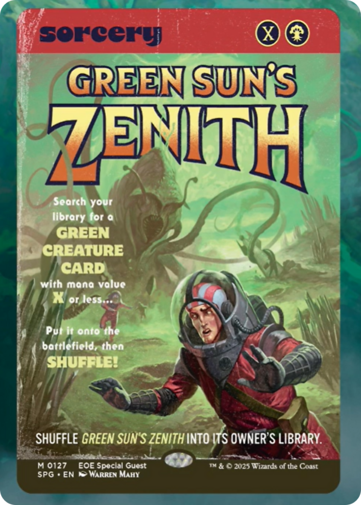 Green Sun's Zenith (Showcase) [Edge of Eternities Special Guests] | Spectrum Games