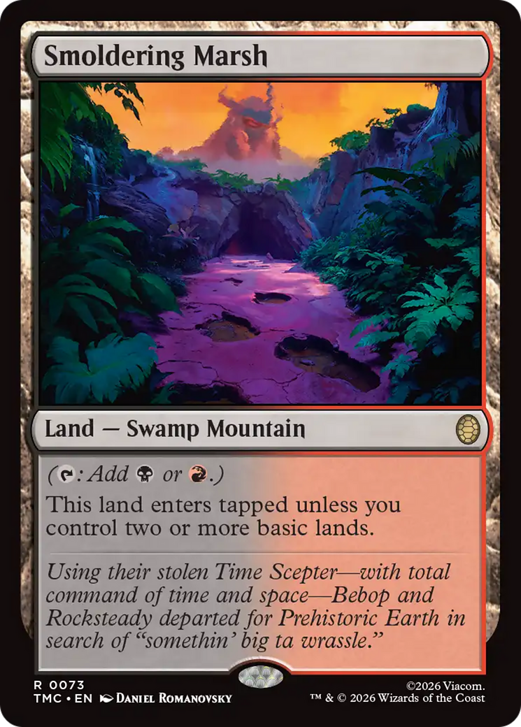 Smoldering Marsh [Teenage Mutant Ninja Turtles Commander] | Spectrum Games